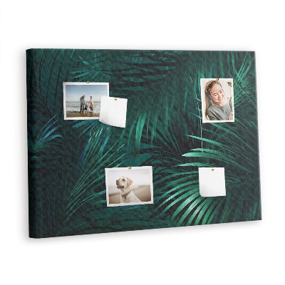 Cork board Tropical leaves