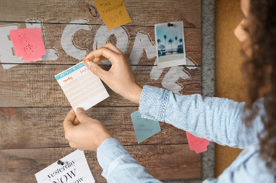 Cork board Welcome board