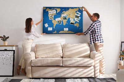 Cork board World countries