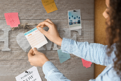 Cork board Word home