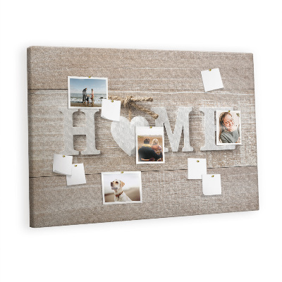 Cork board Word home