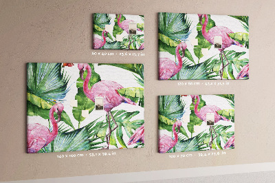 Memo cork board Flamingos nature