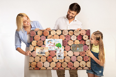 Memo cork board Wine corks