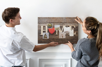 Memo cork board Word home