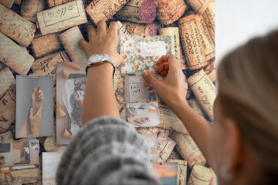 Memo cork board Wine corks