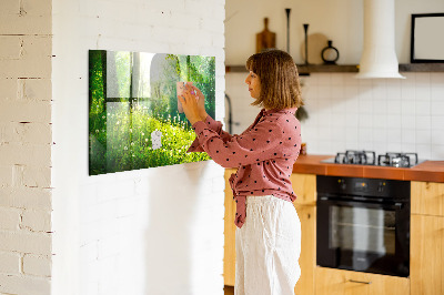 Magnetic photo board Spring nature