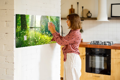 Magnetic photo board Spring nature