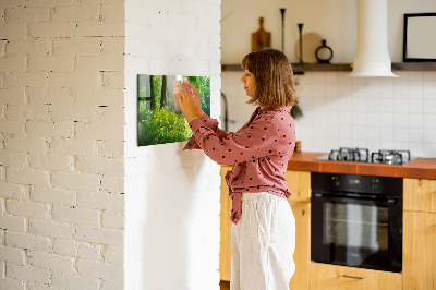 Magnetic photo board Spring nature