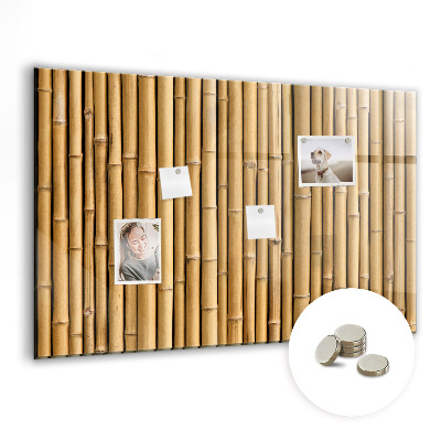 Magnetic photo board Bamboo sticks