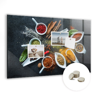 Magnetic board for wall Spices