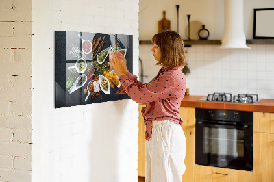 Magnetic board for wall Spices