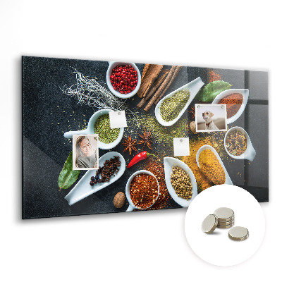 Magnetic board for wall Spices