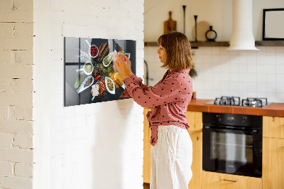 Magnetic board for wall Spices