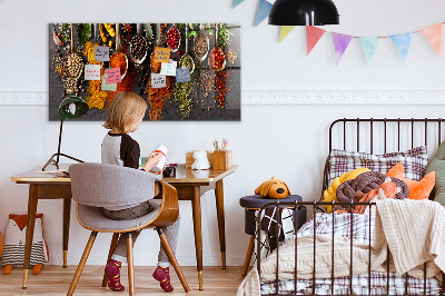 Magnetic board for wall Spices on spoon