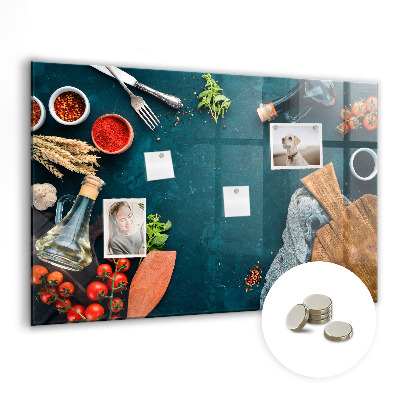 Magnetic wall board Kitchen tools