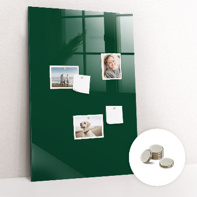 Magnetic board Bottle green color