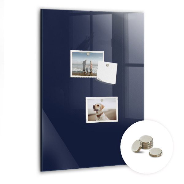 Magnetic board Dark navy blue color