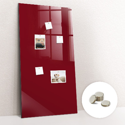 Magnetic board Burgundy color