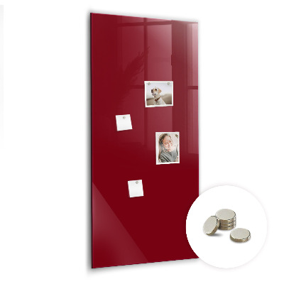 Magnetic board Burgundy color