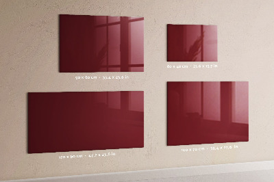 Magnetic board Burgundy color