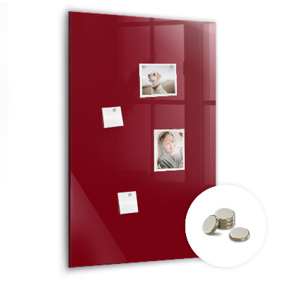 Magnetic board Burgundy color