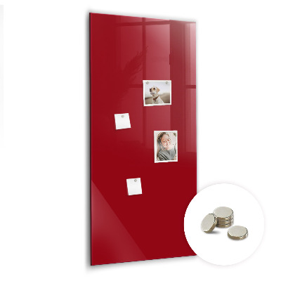 Magnetic board Red color
