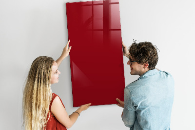 Magnetic board Red color