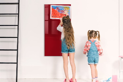 Magnetic board Red color