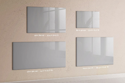 Magnetic board Bright gray color