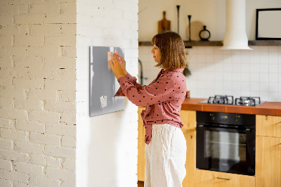 Magnetic board Bright gray color