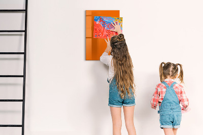 Magnetic board Orange color