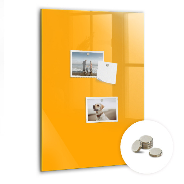 Magnetic board Golden-yellow color