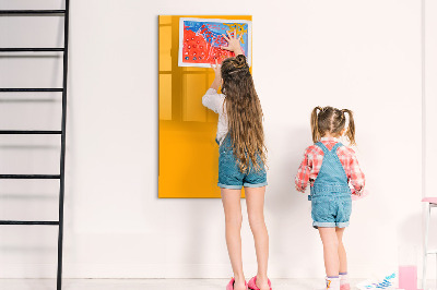 Magnetic board Golden-yellow color