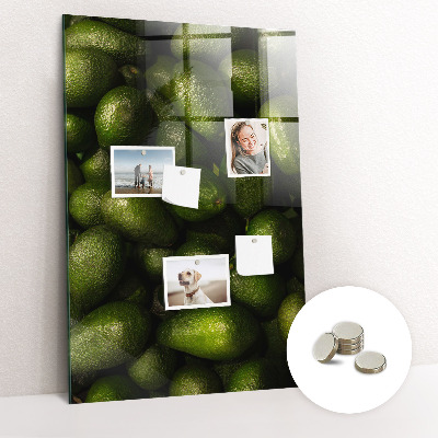 Magnetic pin board Fresh avocado