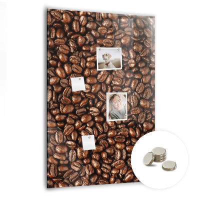 Magnetic pin board Coffee beans