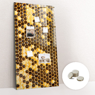 Magnetic memo board Honeycomb