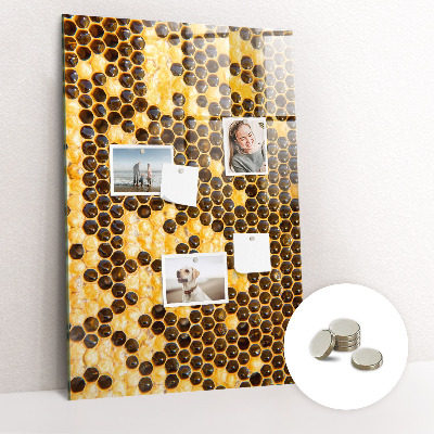 Magnetic memo board Honeycomb