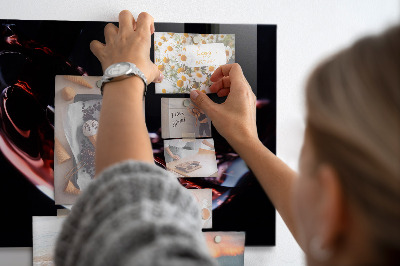 Magnetic board for wall Glass of wine