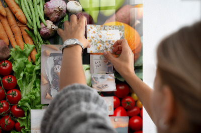 Magnetic board for wall Fresh vegetables