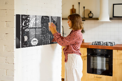 Magnetic board for wall Coffee machines