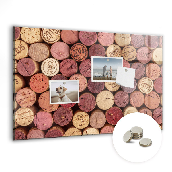 Magnetic wall board Wine traffic jams