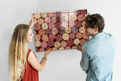 Magnetic wall board Wine traffic jams