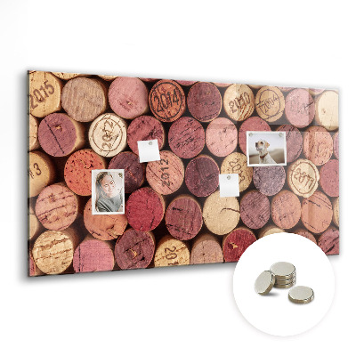 Magnetic wall board Wine traffic jams