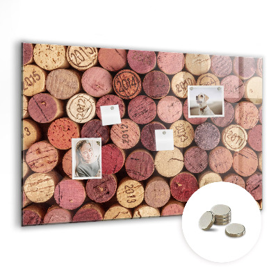 Magnetic wall board Wine traffic jams