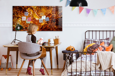 Magnetic board for wall Zoom drink