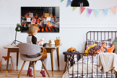 Magnetic wall board Grate