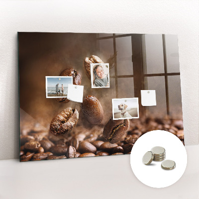 Magnetic board for wall Coffee beans