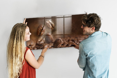 Magnetic board for wall Coffee beans