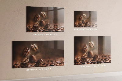 Magnetic board for wall Coffee beans