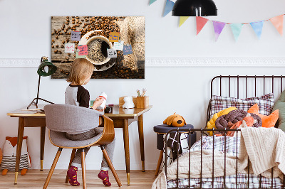 Magnetic board for wall Sack of coffee